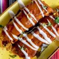 Tamale Individual · Fresh corn style tamale, shredded chicken, epazote mole sauce.
rajas and cheese tamale or
mo...
