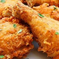 Fry Chicken · Juicy  pieces of fried chicken marinated and season with fresh herbs ,spices ,breaded and de...