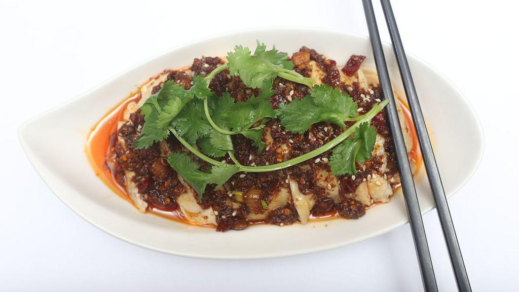 Steamed Chicken With Chili Sauce · Spicy.