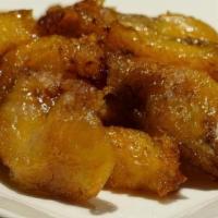 Maduros · Fried sweet plantain.