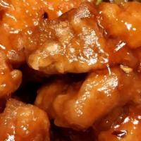 Orange Chicken Lunch Special  · Spicy. Served with choice of rice and choice of side. Hot and spicy.