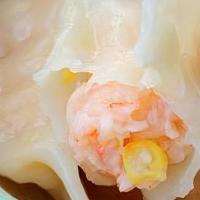 Shrimp  Dumplings  虾肉饺子 · Shrimp Dumplings with Corn and Celery