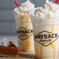 Pumpkin Caramel Shake · Hand-dipped vanilla milkshake perfectly blended with the delightful combination of pumpkin a...