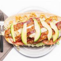 California King · Chicken cutlet, avocado, pepper jack, bacon, lettuce, tomato & spicy mayo on a hero