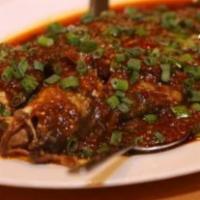 Chengdu Spicy Fish · Spicy.