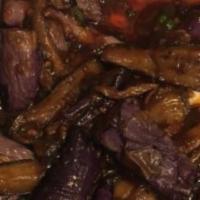 Chinese Eggplant With Garlic Sauce · Spicy.
