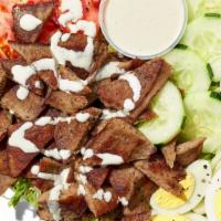 Garden Salad Gyro · 