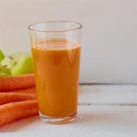 Blood Cleanse Juice · Fresh juice made with Carrots, apple, beets, celery, and spinach.