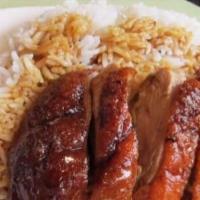 Roast Duck Over Rice · Chef's special.