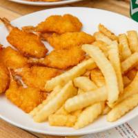 Fried Shrimp (8 Pcs) With French Fries · 