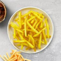 Just Fries · The ole' standby - Idaho potatoes fried until golden crisp and dusted with salt