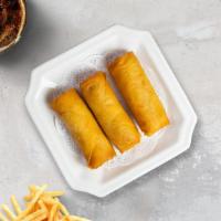 Golden Egg Rolls · Served with chef prepared sauce.