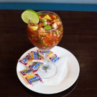 Mexican Style Shrimp Cocktail · 