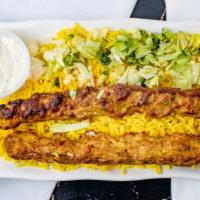 Chicken Seekh Kabab Platter · 