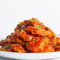 Spicy Galbi Boneless
 · Sweet and savory, yet a deliciously spicy sauced off the grill flavor. Mixed with green onio...