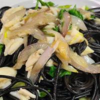 Black Spaghetti · with Jumbo Lump Crab and Green Chiles