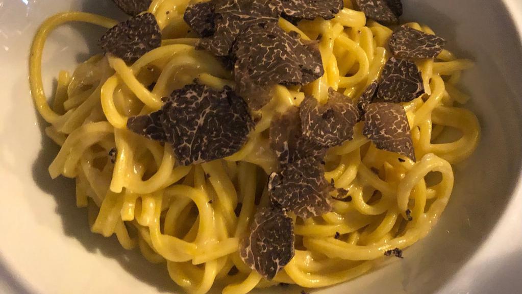 Tajarin  · with Grana Padano and Black Truffle