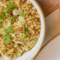 Quinoa With Scallions And Ginger  · 