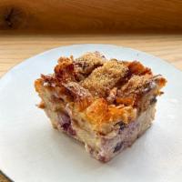 Bread Pudding · Sol cocoa dark chocolate chunks folded into custard soaked brioche and baked with a crunchy ...