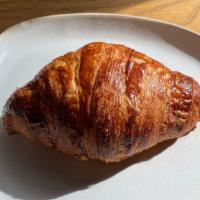 French Croissant · Traditional french croissant at it’s best with layers of flaky buttery dough and a crispy ex...