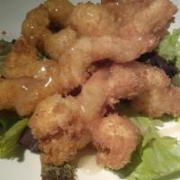 Rock Shrimp Tempura · Consuming raw food or undercooked meats poultries seafood shellfish or eggs may increase the...
