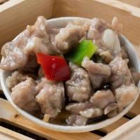 Steamed Pork Ribs 港式蒸排骨 · Steamed Cantonese style chopped pork ribs.