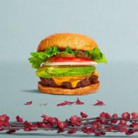 Dont'S And Avocado'S Vegan Burger  · Seasoned vegan burger patty topped with avocado, melted vegan cheese, lettuce, tomato, onion...