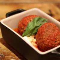 Mary' Meatballs · Mary Brunetti's all-beef meatballs in a San Marzano tomato ragu, fresh sheep's milk ricotta,...