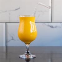 Mango Lassi · Yogurt drink with natural mango pulp.