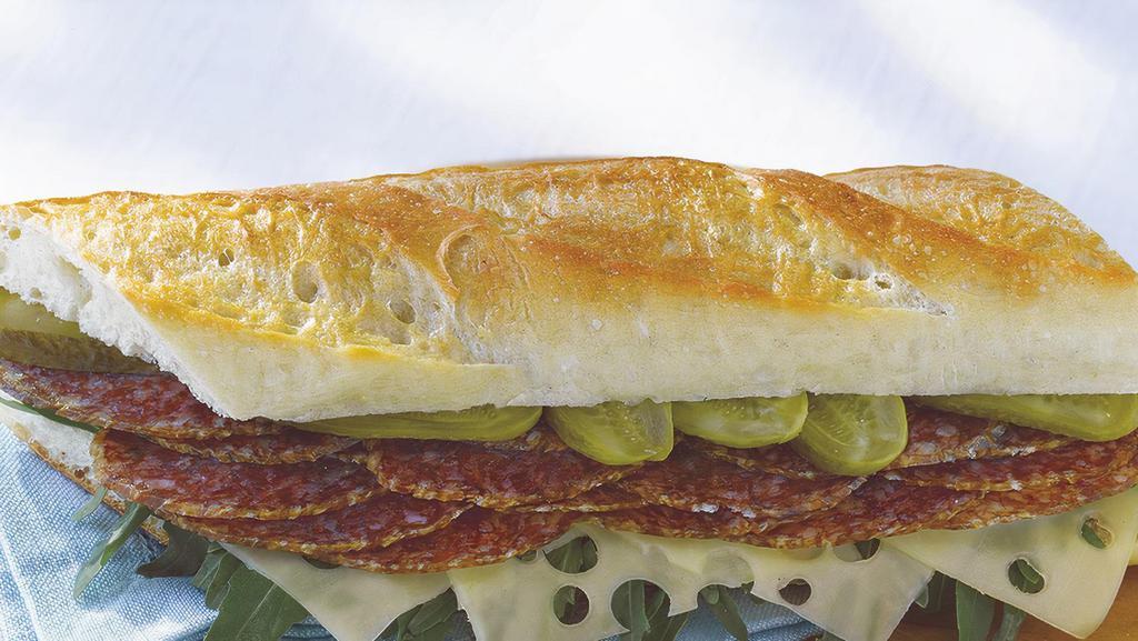 Salami Sandwich · Served with cheese or your choice of lettuce, tomato, mayonnaise, or mustard.