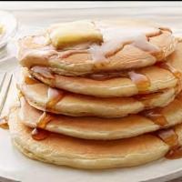 Pancakes (3 Pcs) · Buttermilk pancakes served with syrup.