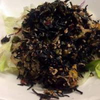 Hijiki Salad · Cooked black seaweed.