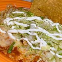 Supremas · A delicious combination of four corn enchiladas, one shredded chicken, one ground beef, one ...