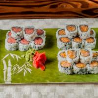 Spicy Maki Combo · Spicy salmon roll, spicy tuna roll, spicy yellowtail roll.
*Consuming raw or undercooked mea...