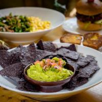 Guacamole And Chips · Authentic homestyle guacamole, topped with fresh pico de gallo and served with corn tortilla...