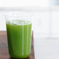 Clean Green · A burst of flavor from a healthy sampling of green vegetables (cucumber, celery, parsley, an...