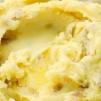 Mashed Potato · Creamy mashed potatoes, made with truffle oil, soy milk and vegan butter