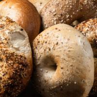 Bagel · Freshly baked bagels with butter or cream cheese