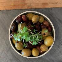 Marinated Olives · Vegetarian.
