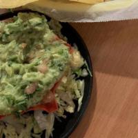 Fresh Guacamole · Homemade daily, served with chips.