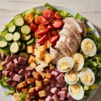 Chef · A Chef's Salad is essentially a salad consisting of hard-boiled eggs, a variety of julienned...