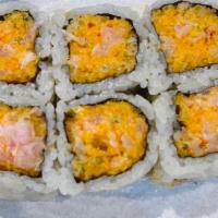 🌟Spicy Yellowtail Roll(I/O) · Chopped yellowtail mixed with spicy Mayo sauce and scallion