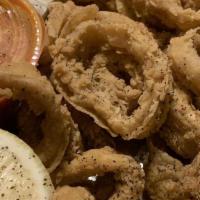 Fried Calamari · Include french fries.