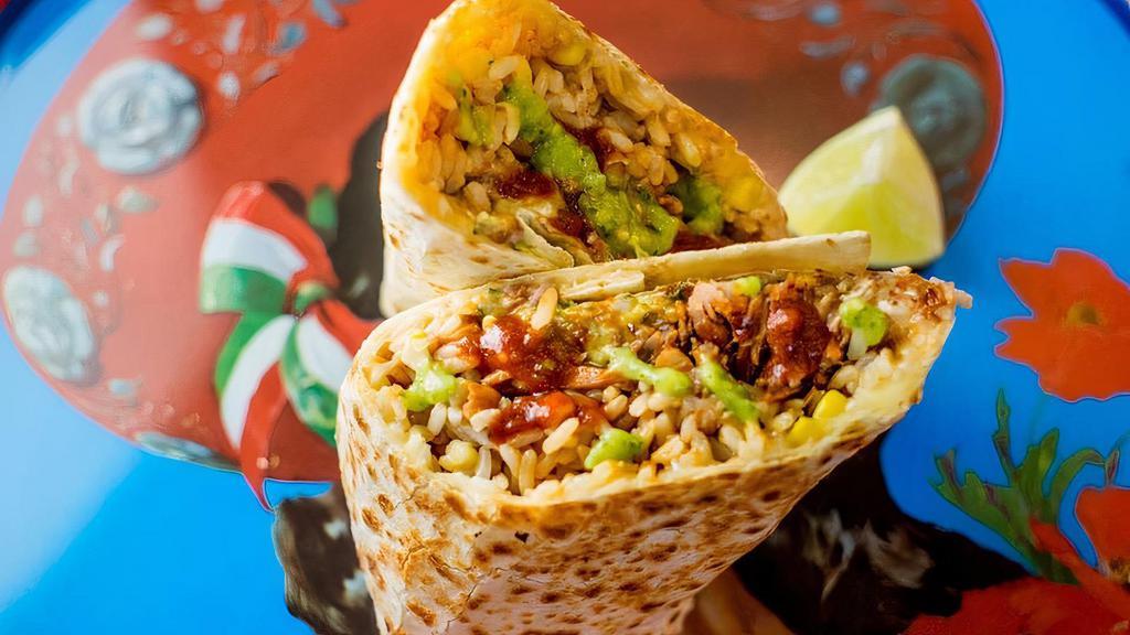 Burrito Or Bowl · Rice, beans, Mexican cheeses, crema, salsa, guacamole. Choice of flour tortilla or bowl.