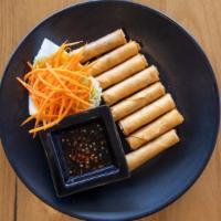 Spring Roll · Two pieces. Vegetable roll.
