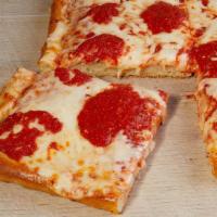 Sicilian Slice · Thick Square Crust with Tomato Sauce & Mozzarella Cheese. Click to add Toppings!