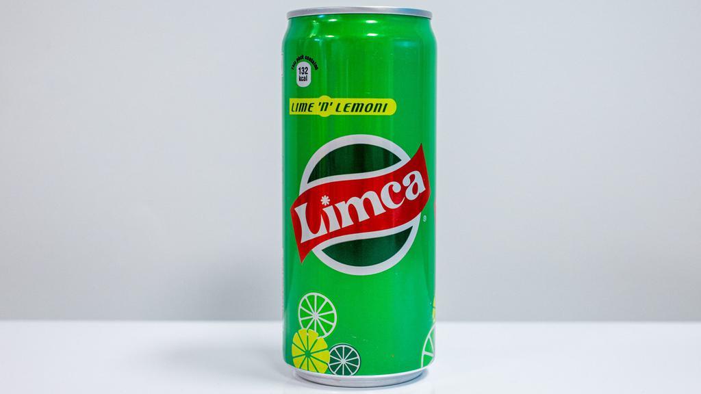 Limca · Popular Indian lemonade flavored soda.