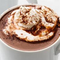 Gourmet Hot Chocolate · Creamy, steamed milk with rich chocolatey syrup.