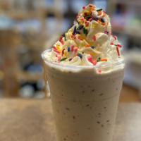 Birthday Surprise Milkshake! · Vanilla Haagen-Dazs Ice Cream, rainbow sprinkles and Milk topped with Whipped cream and more...