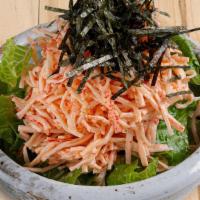 Kani Salad · Crab stick with spicy mayo.